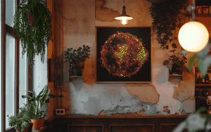 Wall art of the sun